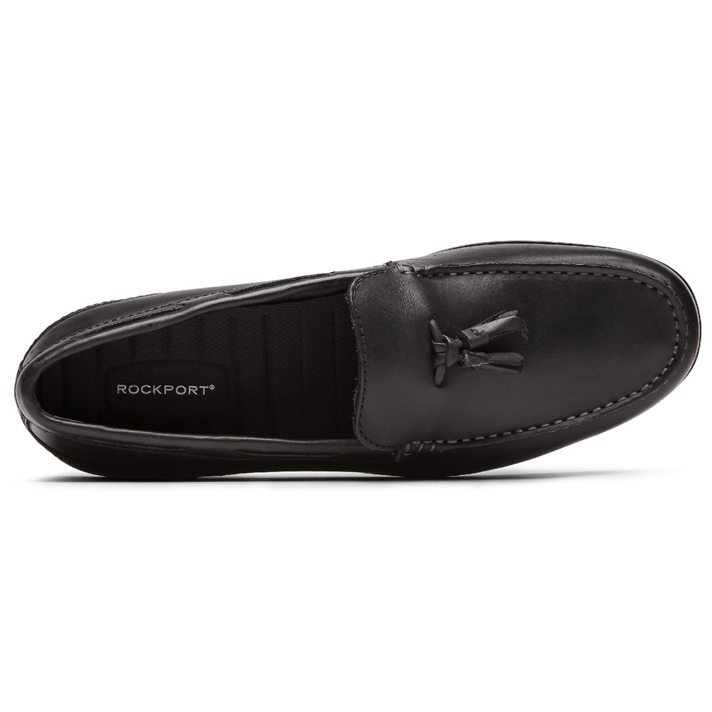 Rockport Mens Malcom Tassel - Loafers Black - SJI062831